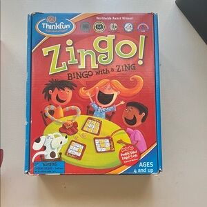Think! Zingo! Bingo Game - Red, Yellow, Green